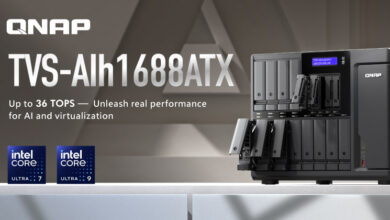 QNAP Launches TVS-AIh1688ATX AI NAS with 36 TOPS for AI and Virtualization